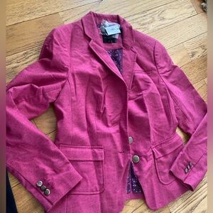 The limited hot pink lined blazer size S